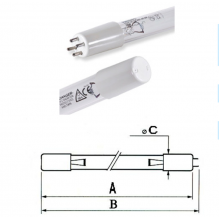 Lampa UV - UV6 (pentru Sterilizator UV AQS-1)